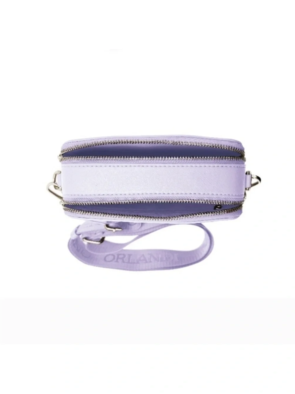 Valentino Orlandi NWTs Lavender Studded V Logo Camera Crossbody Bag